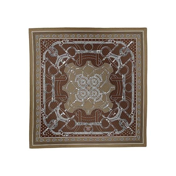 Hermès Eperon d'Or bandana 55