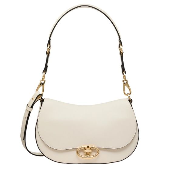 SMALL VALENTINO GARAVANI OHVAL SHOULDER BAG IN NAPPA CALFSKIN