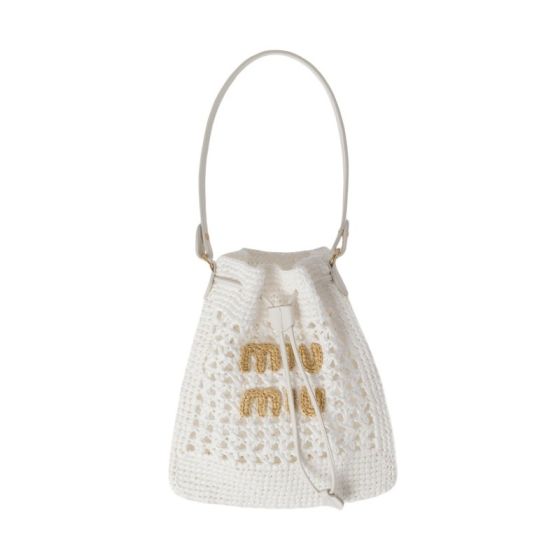 MIU MIU Woven fabric mini-bag