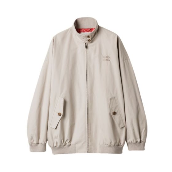 MIU MIU Panama cotton blouson jacket