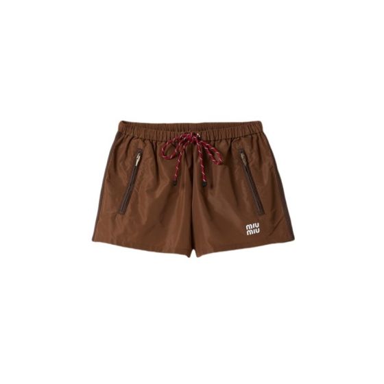 MIU MIU Technical fabric shorts