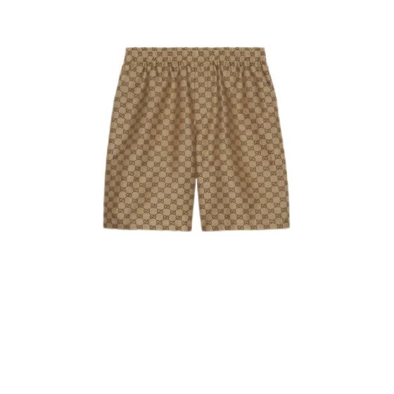 Gucci GG Supreme linen shorts