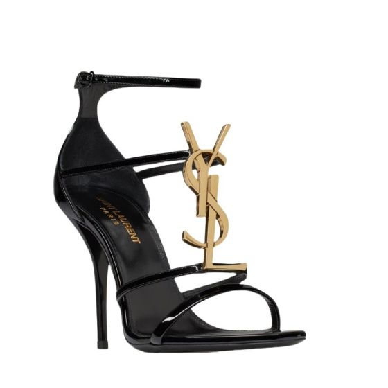 YSL Cassandra sandals in patent leather