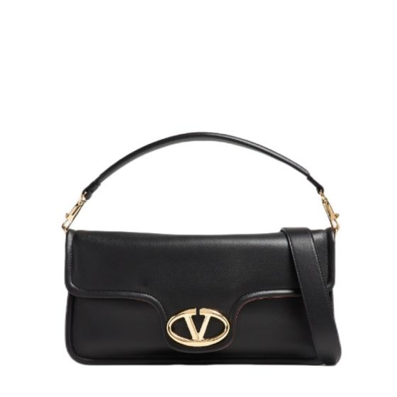 Valentino VLOGO 1960 NAPPA LEATHER SHOULDER BAG