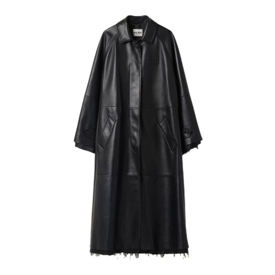 MIU MIU Nappa leather coat