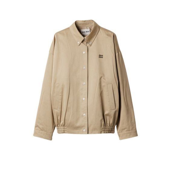 MIU MIU Chino cloth blouson jacket