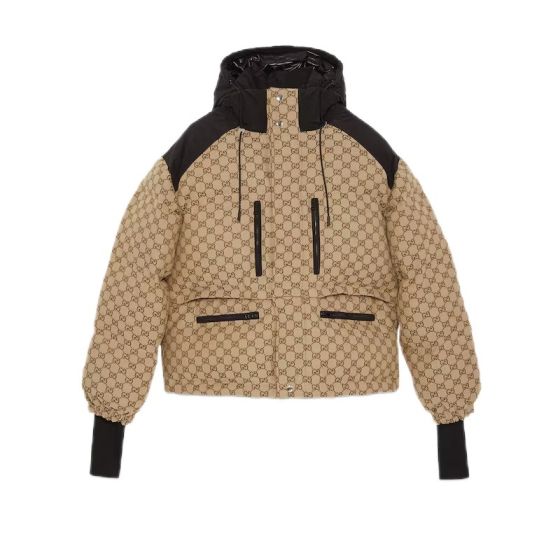 Gucci GG canvas bomber jacket