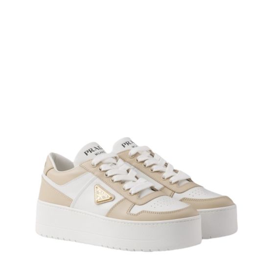 Prada Downtown Bold leather sneakers