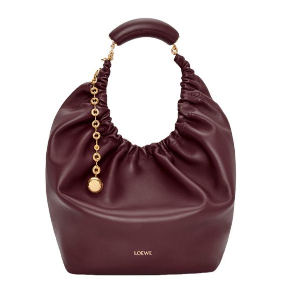 LOEWE Medium Squeeze bag in mellow nappa lambskin
