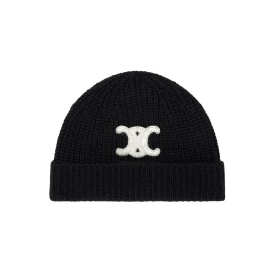 Celine TRIOMPHE BEANIE IN SEAMLESS CASHMERE