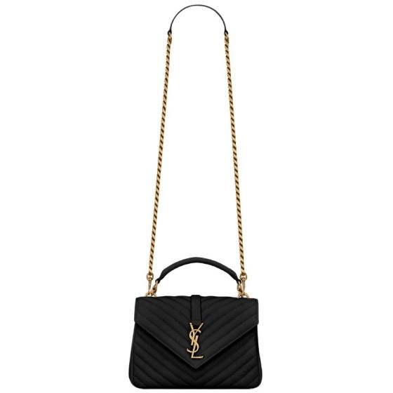 YSL COLLEGE MEDIUM IN QUILTED LEATHER