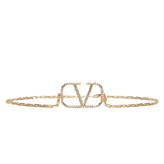 Valentino VLOGO SIGNATURE CHAIN BELT