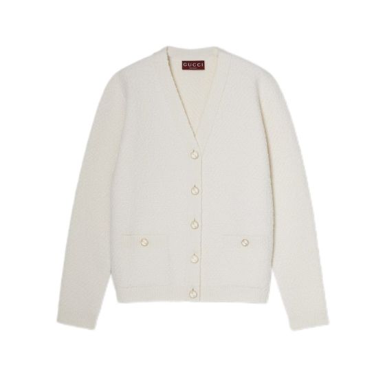 Gucci Wool bouclé cardigan