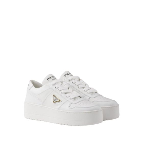 Prada Downtown Bold leather sneakers