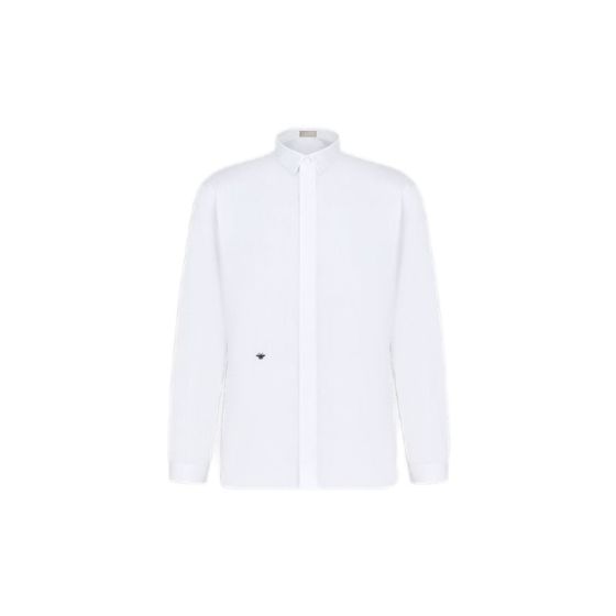 Dior Shirt with Black Bee Embroidery