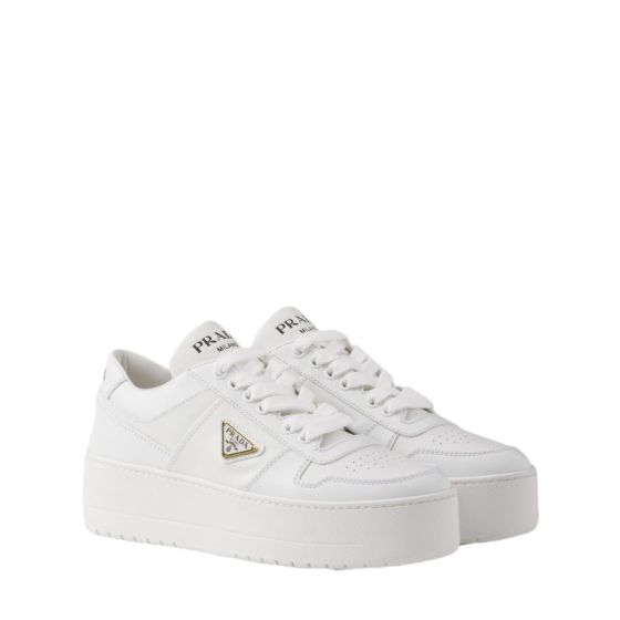 Prada Downtown Bold leather sneakers
