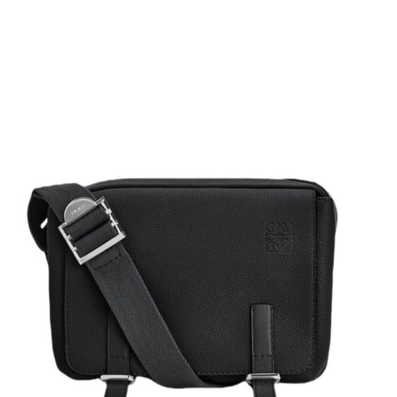 LOEWE XS Military messenger bag in soft grained calfskin