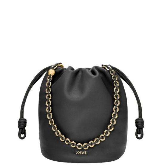 LOEWE Flamenco purse bucket in mellow nappa lambskin