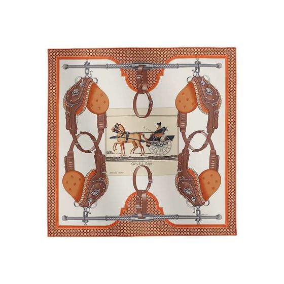 Hermès Carrick a Pompe scarf 45