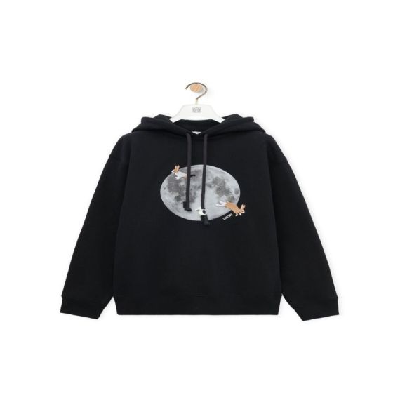 LOEWE Relaxed fit hoodie in cotton