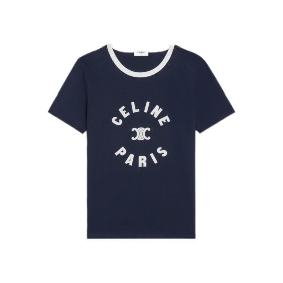 Celine Triomphe t-shirt in cotton jersey