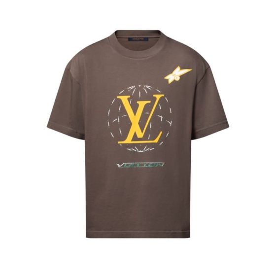 LV Washed Embellished Cotton T-Shirt