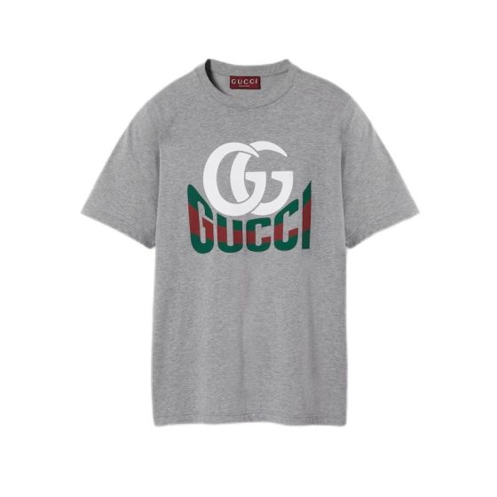 Gucci Printed cotton jersey T-shirt