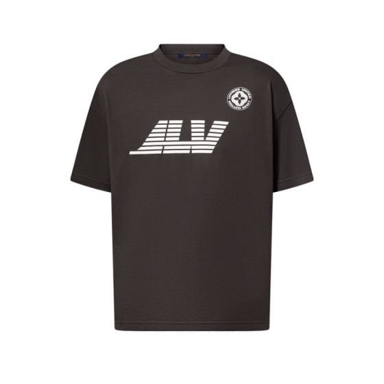 LV Washed Printed Cotton T-Shirt