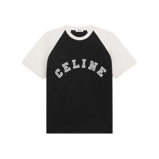 celine loose t-shirt in cotton jersey