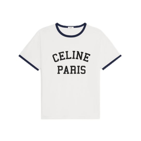 CELINE PARIS loose t-shirt in cotton jersey