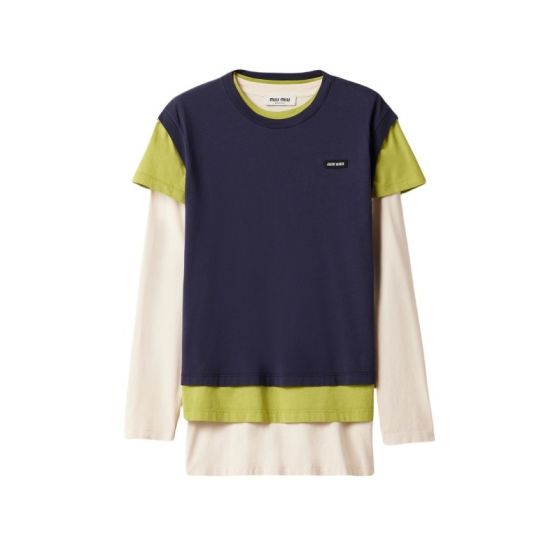 MIU MIU Set of 3 Jersey T-shirts