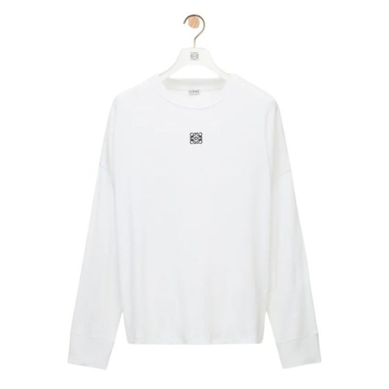 LOEWE Oversized fit long sleeve T-shirt in cotton