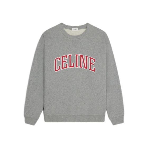 celine loose sweatshirt in COTTON FLEECE