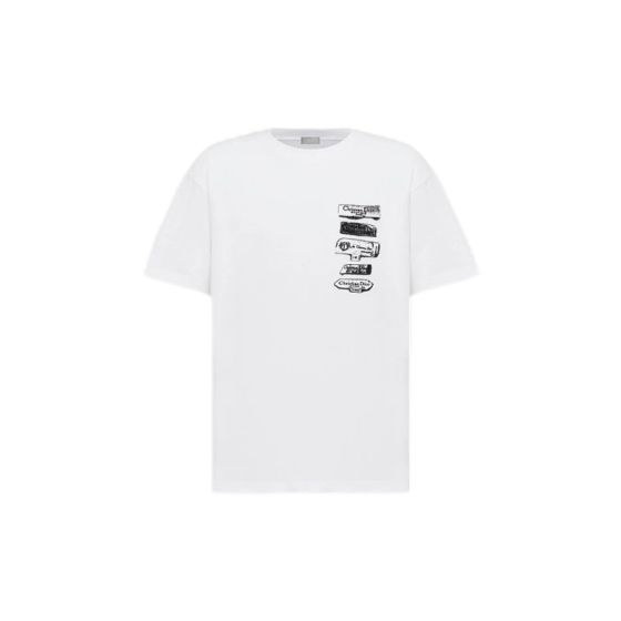 Dior Archives Labels T-Shirt, Relaxed Fit