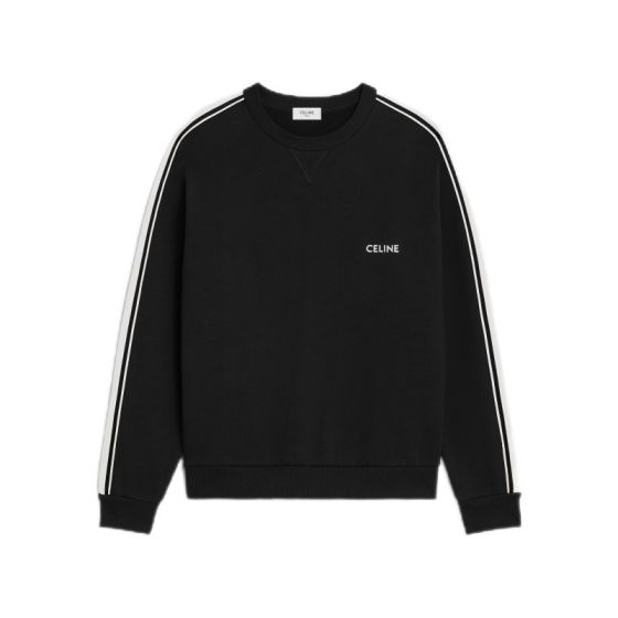 celine loose sweatshirt in cotton fleece