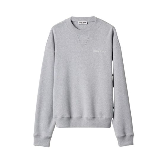 MIU MIU Cotton fleece sweatshirt