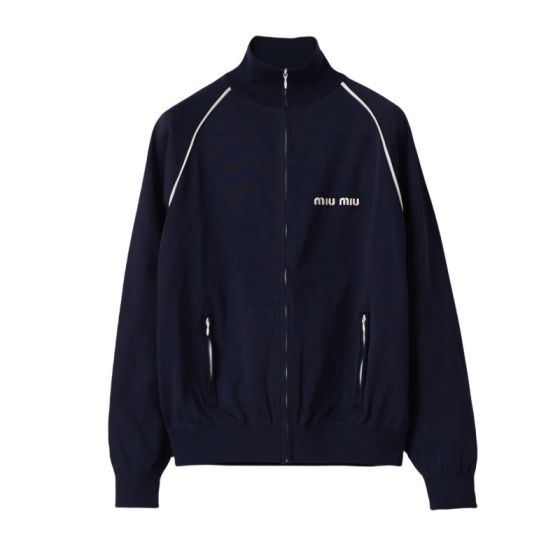 MIU MIU Technical yarn sweatshirt