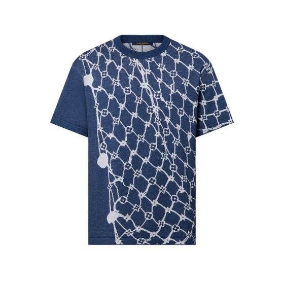 LV Cotton Short-Sleeved Crewneck