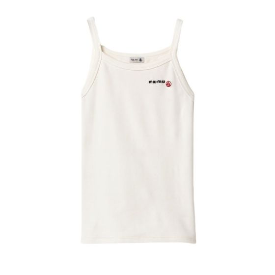Petit Bateau X Miu Miu stretch jersey top