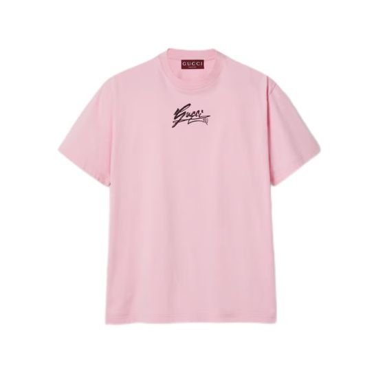 Gucci Printed cotton jersey T-shirt