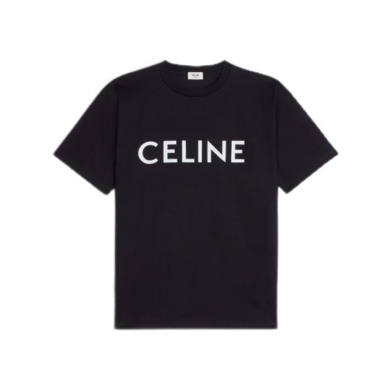 CELINE LOOSE T-SHIRT IN COTTON JERSEY