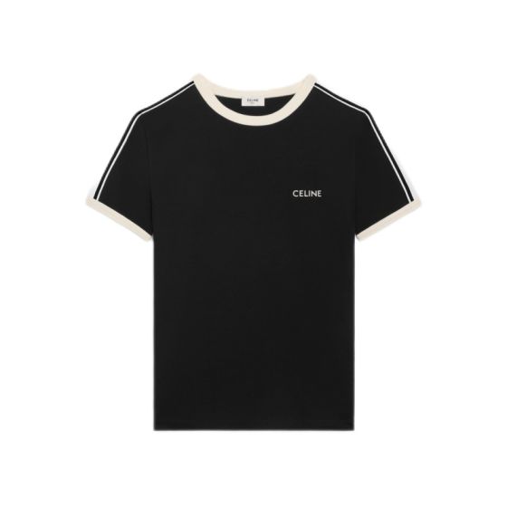 celine regular t-shirt in cotton jersey