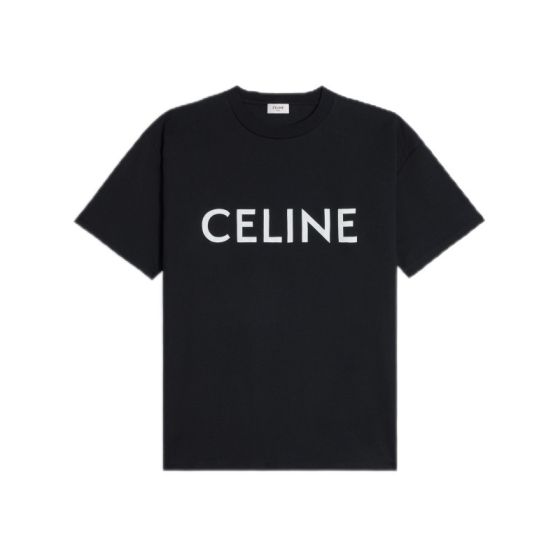 CELINE LOOSE T-SHIRT IN COTTON JERSEY