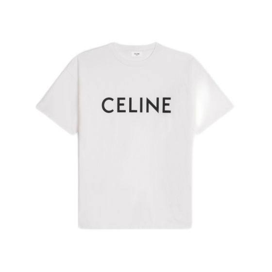 CELINE LOOSE T-SHIRT IN COTTON JERSEY