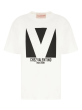 COTTON T-SHIRT WITH CHEZ VALENTINO PRINT