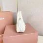 MIU MIU Wander matelassé nappa leather hobo mini-bag