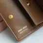 MIU MIU Small matelassé nappa leather wallet