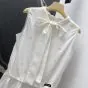 MIU MIU Slubbed poplin dress