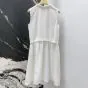 MIU MIU Slubbed poplin dress