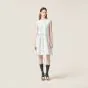 MIU MIU Slubbed poplin dress